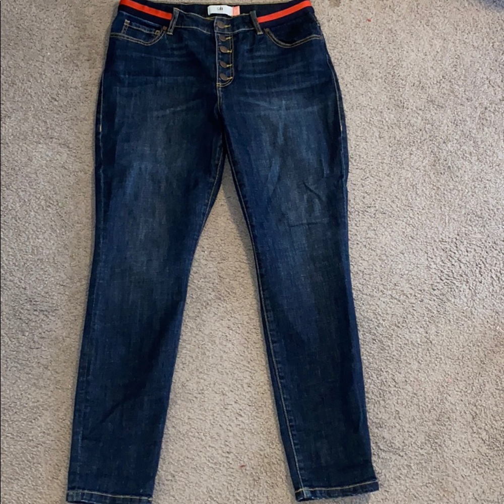 Cabi Button Fly Skinny